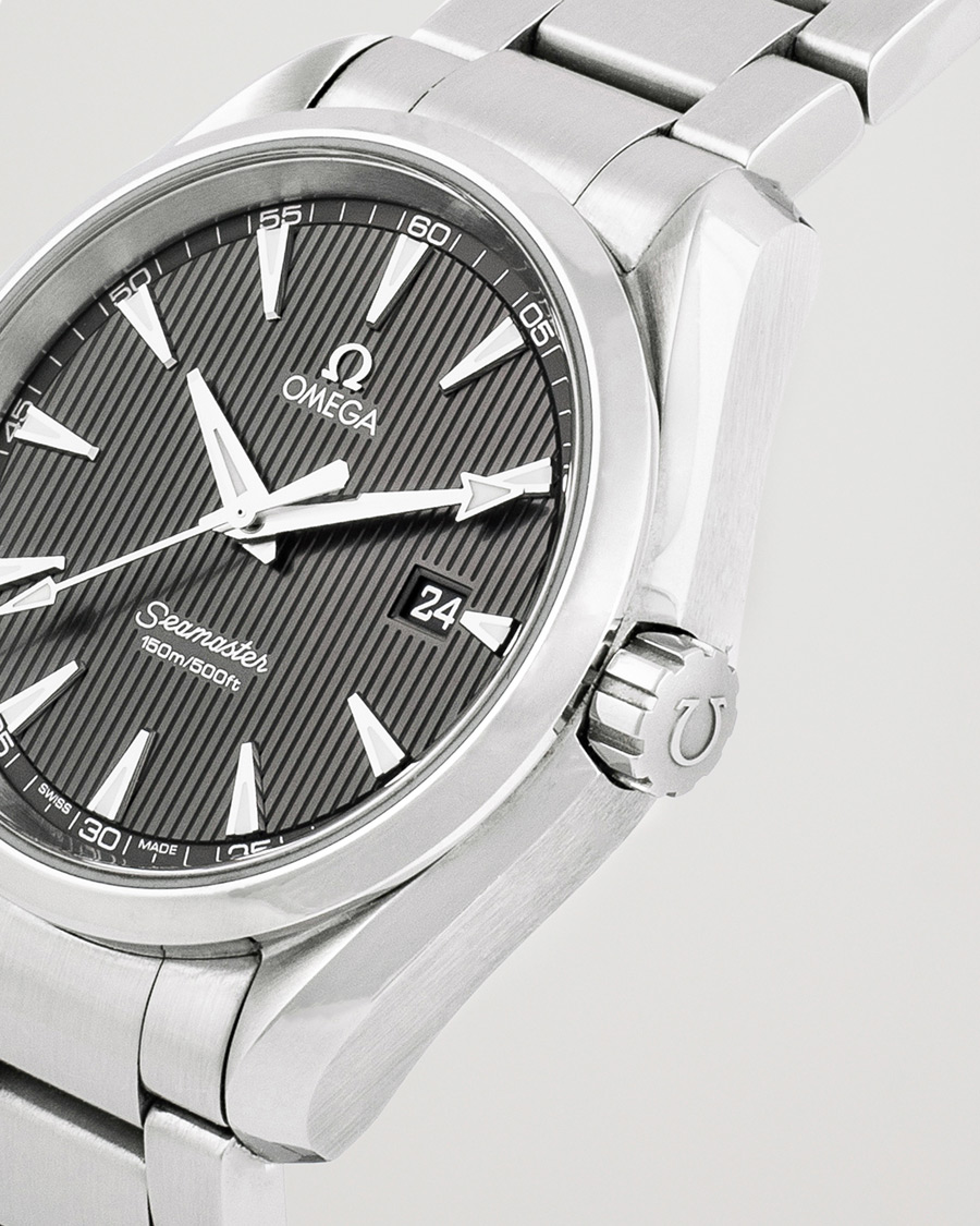 Herr | Omega Pre-Owned Seamaster Aqua Terra Silver | Omega Pre-Owned | Seamaster Aqua Terra Silver
