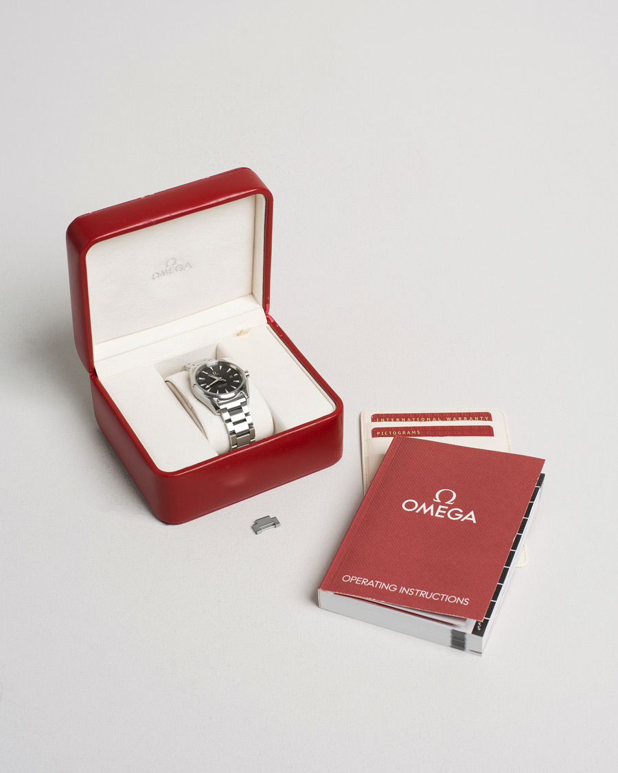 Herr | Omega Pre-Owned Seamaster Aqua Terra Silver | Omega Pre-Owned | Seamaster Aqua Terra Silver