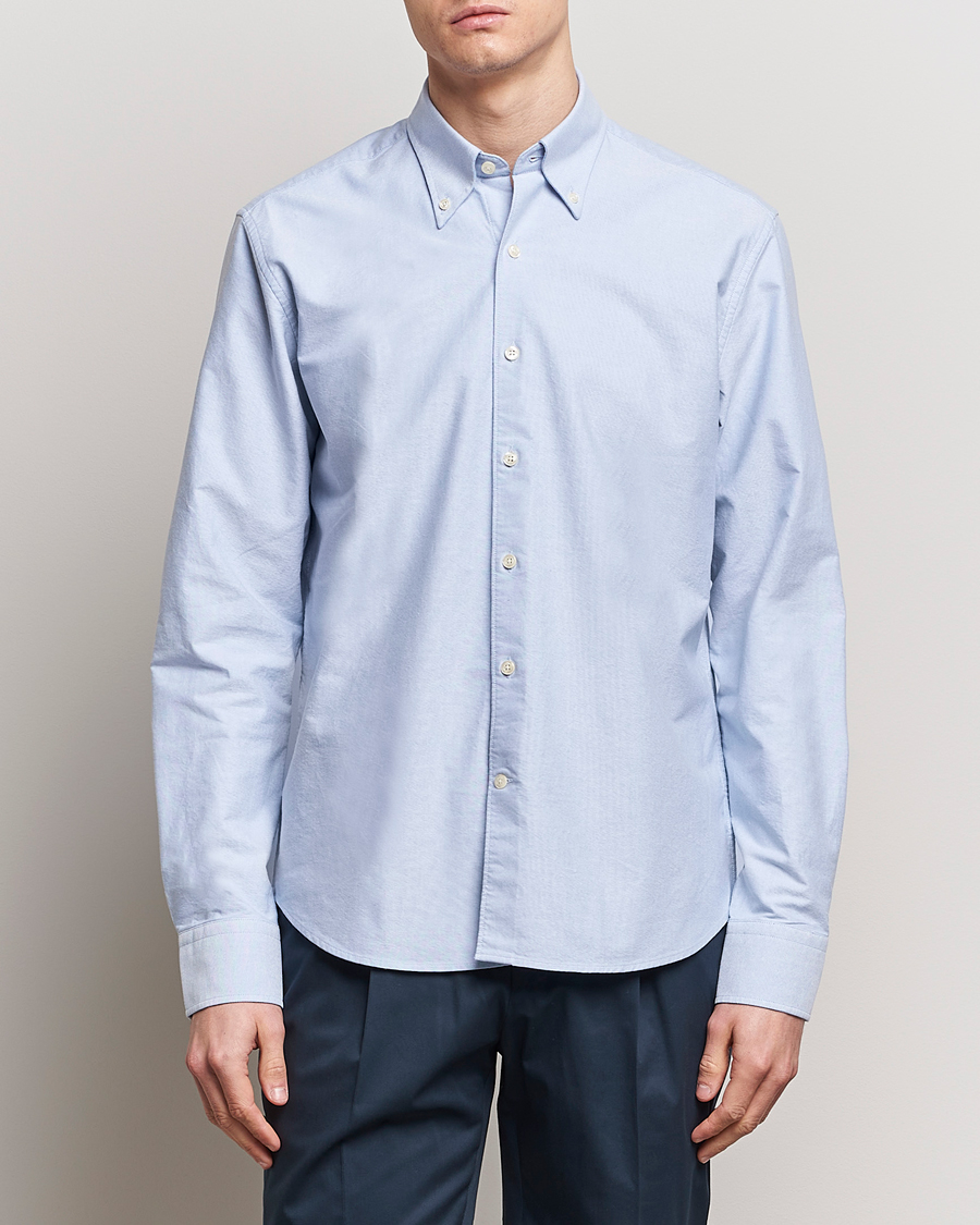 Herre | Oscar Jacobson | Oscar Jacobson | Reg Fit BD Casual Oxford Light Blue