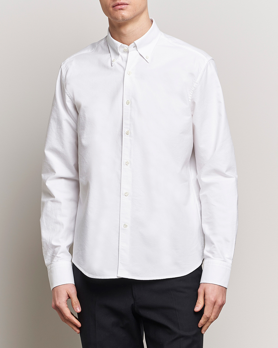 Herre |  | Oscar Jacobson | Reg Fit BD Casual Oxford Optical White