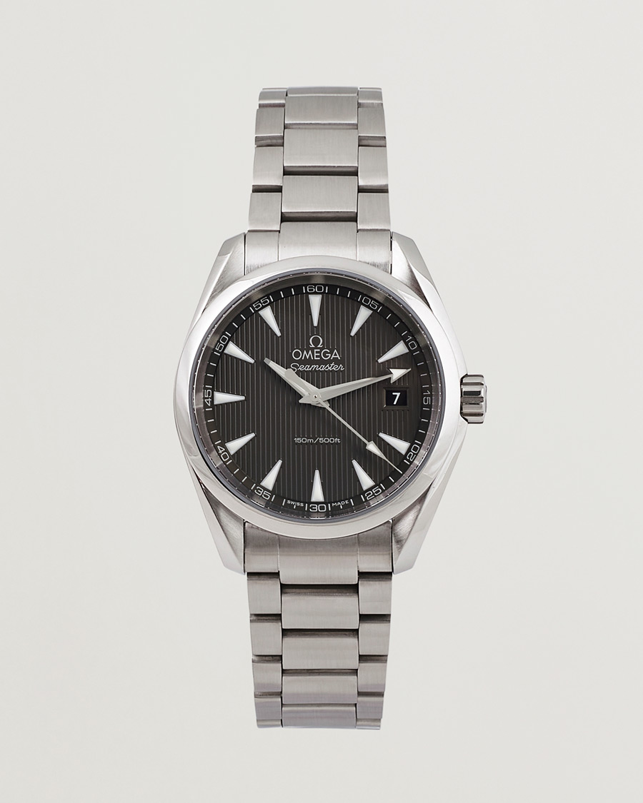 Herr | Omega Pre-Owned Seamaster Aqua Terra Silver | Omega Pre-Owned | Seamaster Aqua Terra Silver