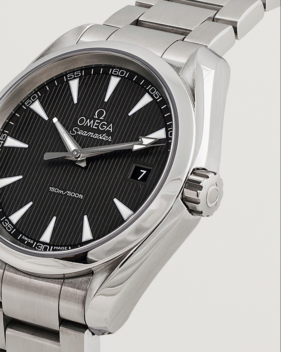 Herr | Omega Pre-Owned Seamaster Aqua Terra Silver | Omega Pre-Owned | Seamaster Aqua Terra Silver