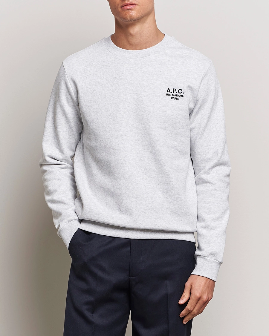 Herr | Tröjor | A.P.C. | Rue Madame Sweatshirt Heather Grey