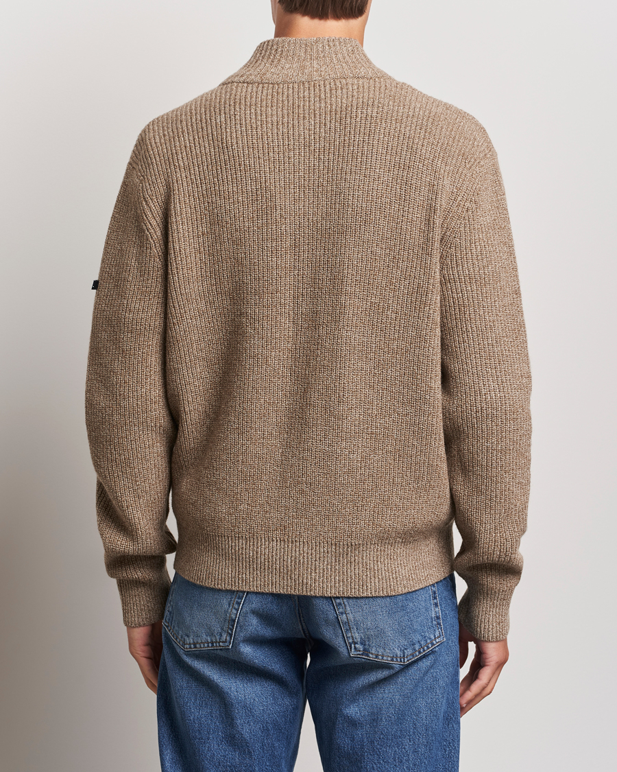 Herr | Tröjor | A.P.C. | Heath Merino Wool Cardigan Marron Chine