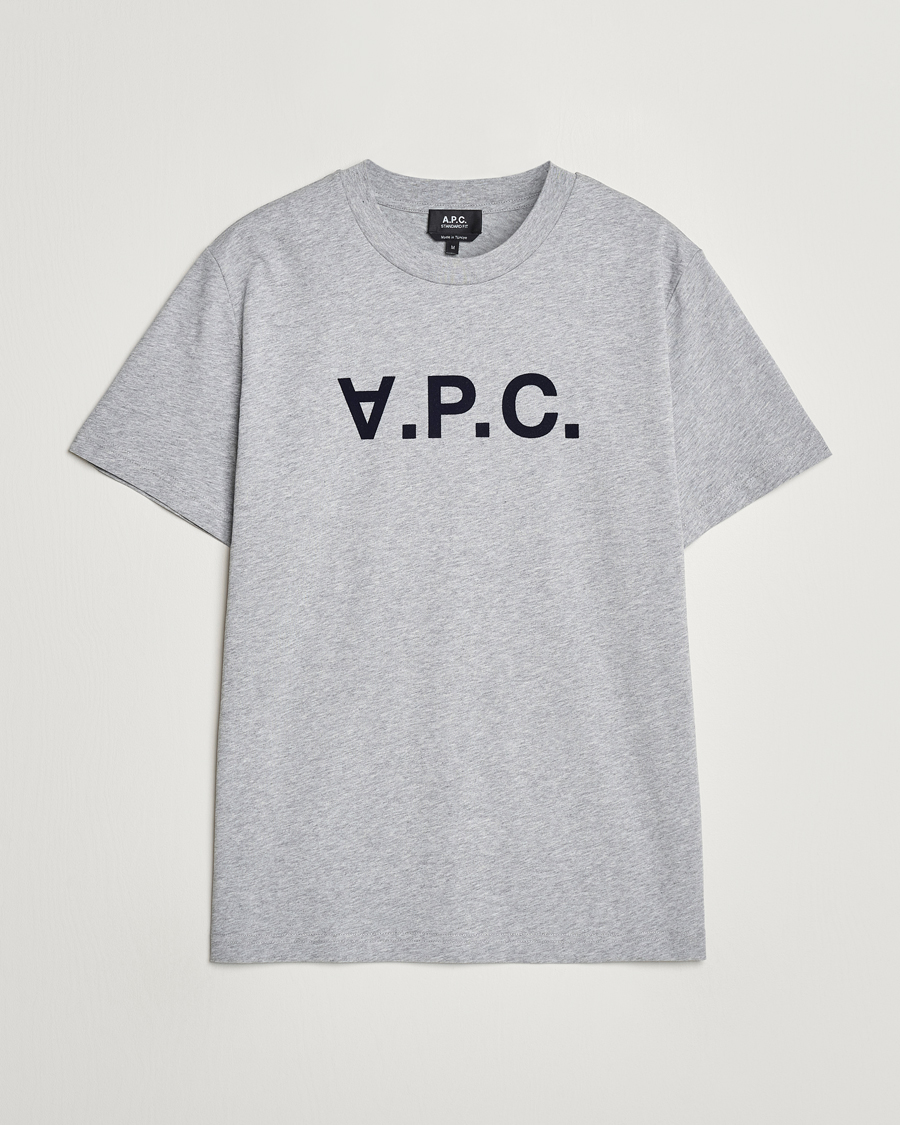 Herr | T-Shirts | A.P.C. | VPC T-Shirt Heather Grey