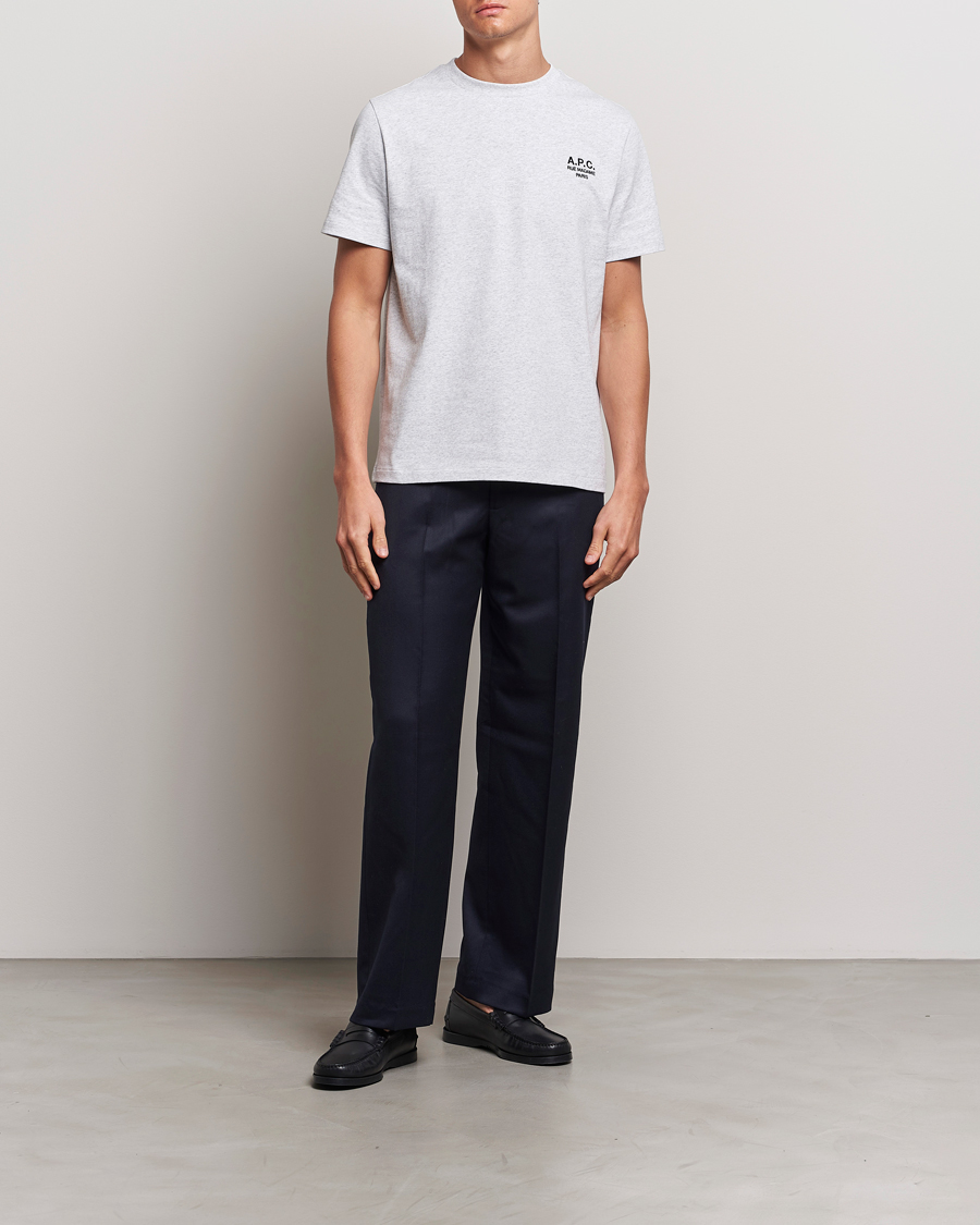 Herr | T-Shirts | A.P.C. | Rue Madame T-Shirt Heather Grey
