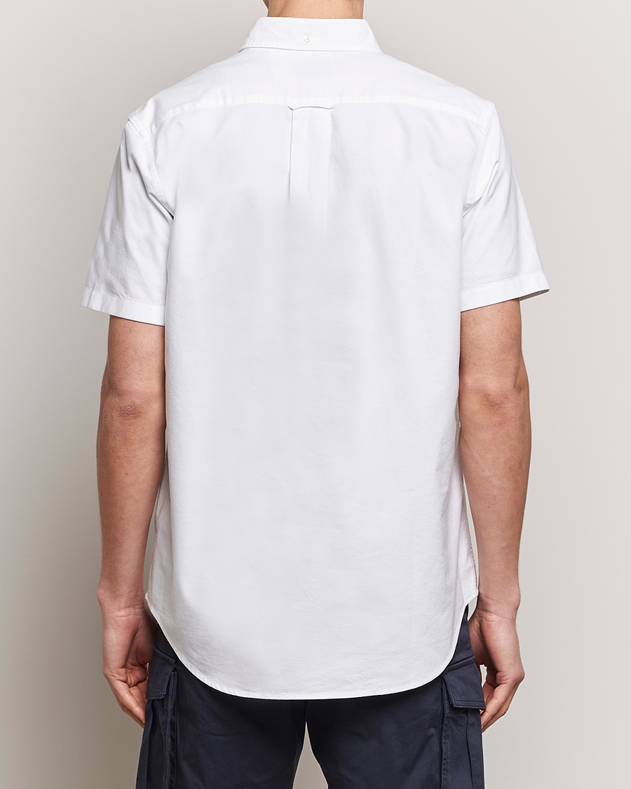 Herr | Skjortor | GANT | Regular Short Sleeve Oxford Shirt White