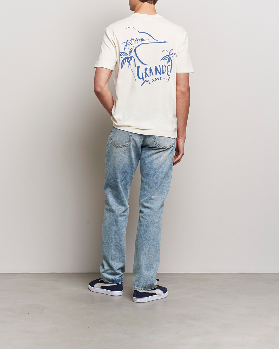 Herr | T-Shirts | GANT | Graphic Printed T-Shirt Cream