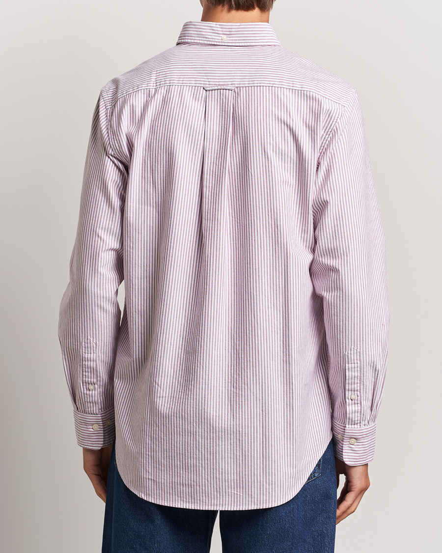 Herr | Skjortor | GANT | Reg Oxford Banker Stripe Shirt Pale Syren