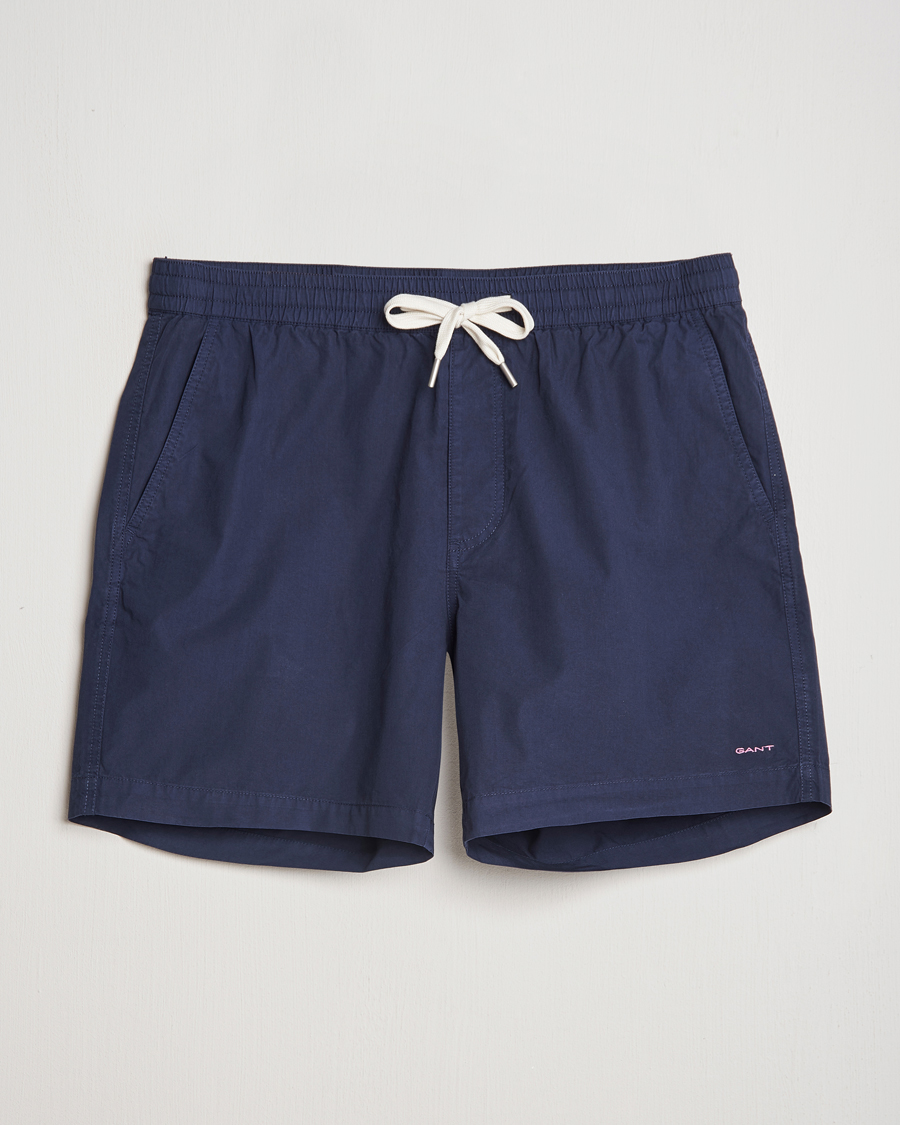 Herr | Shorts | GANT | Drawcord Cotton Shorts Marine