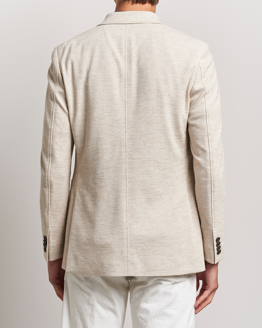 Herr | Kavajer | GANT | Slim Cotton/Linen Jersey Blazer Seed Melange