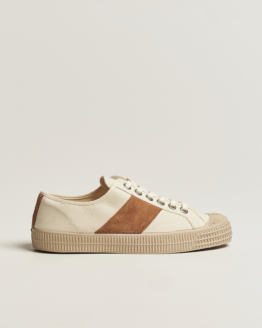 Herr | Novesta Star Master Organic Cotton Sneaker Beige/Caramel | Novesta | Star Master Organic Cotton Sneaker Beige/Caramel