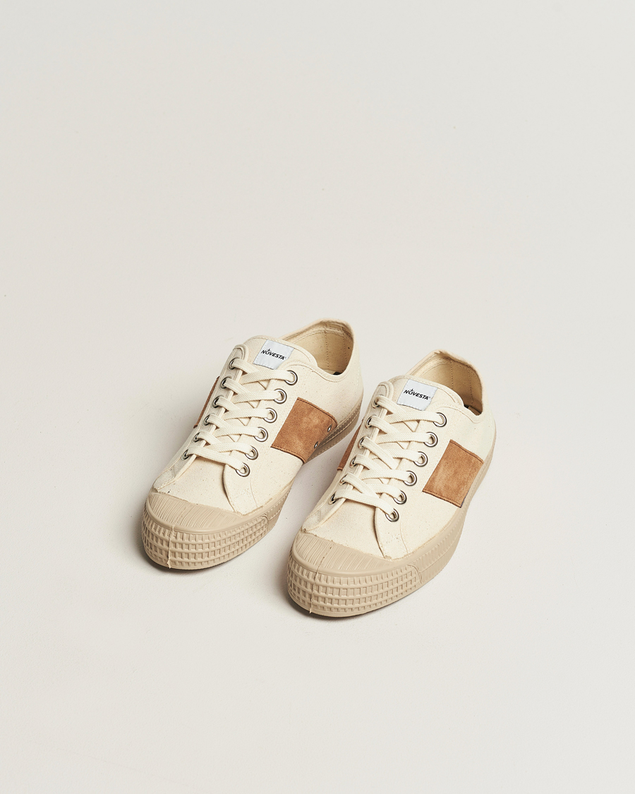 Herr | Mockaskor | Novesta | Star Master Organic Cotton Sneaker Beige/Caramel