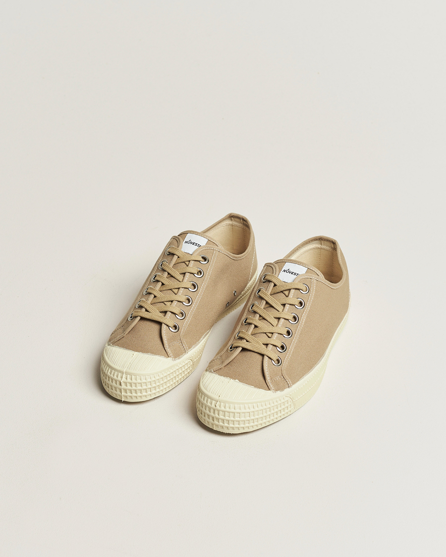 Men | Shoes | Novesta | Star Master Contrast Seam Sneaker Beige