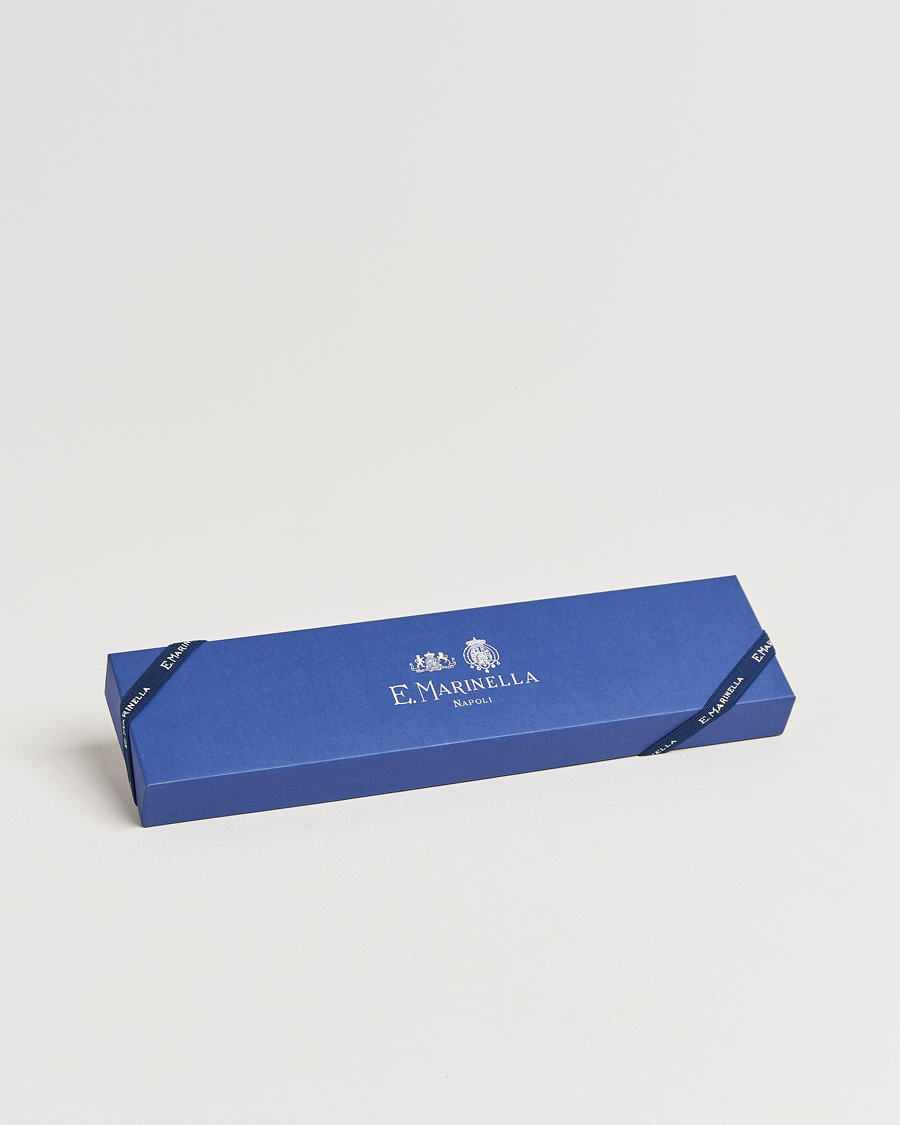 Herr | E. Marinella 3-Fold Printed Silk Tie Dark Green | E. Marinella | 3-Fold Printed Silk Tie Dark Green