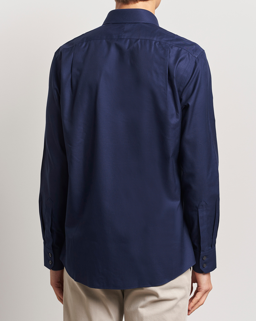 Herr | Skjortor | Charles Tyrwhitt | Slim Fit Non Iron Cotton Twill Shirt Navy