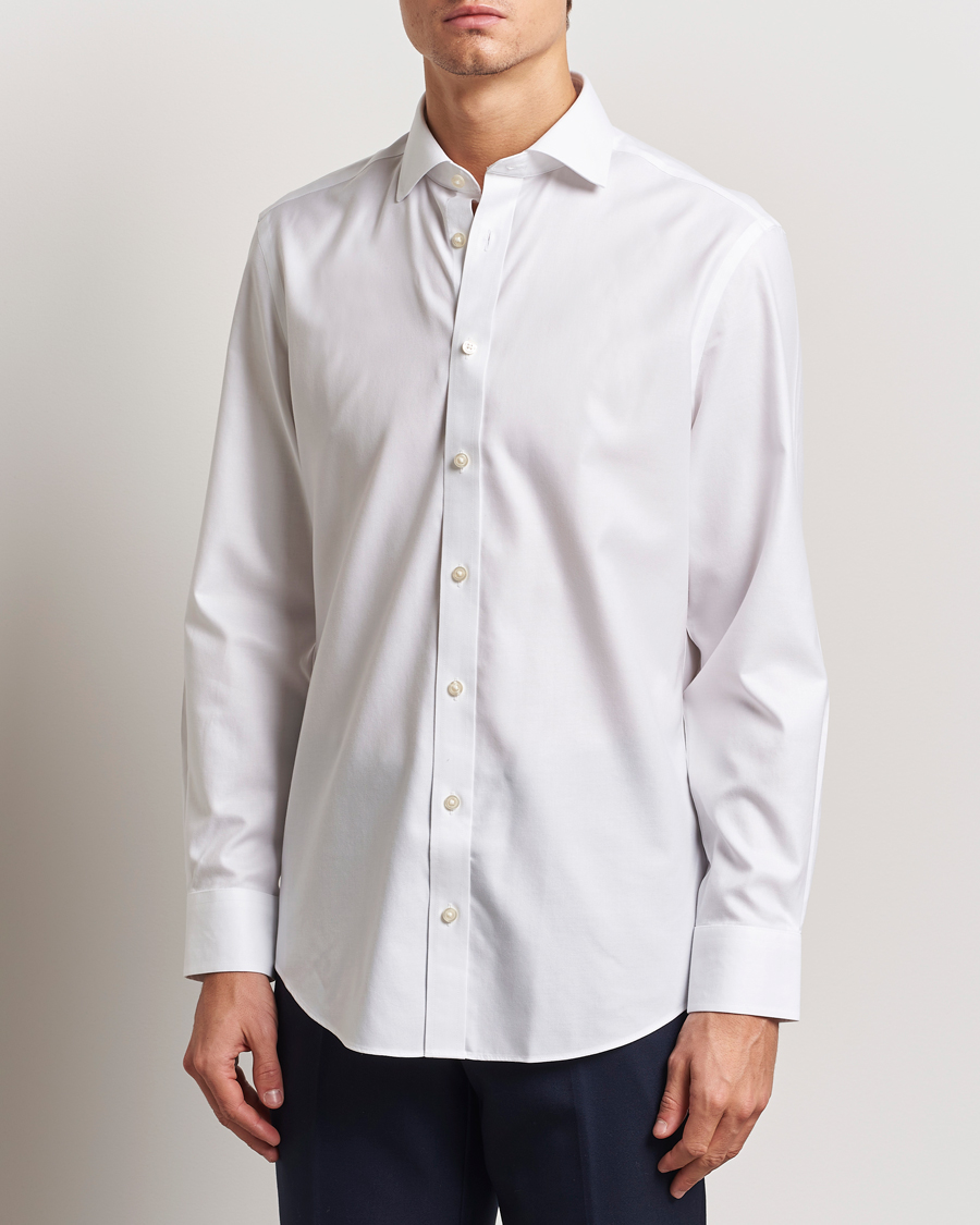 Herr | Skjortor | Charles Tyrwhitt | Slim Fit Non Iron Cotton Twill Shirt White