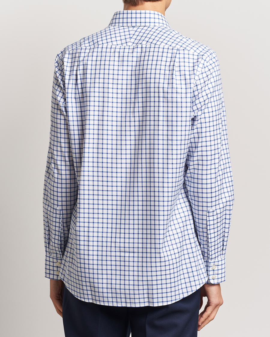 Herr | Skjortor | Charles Tyrwhitt | Slim Fit Non Iron Grid Check Shirt Royal Blue
