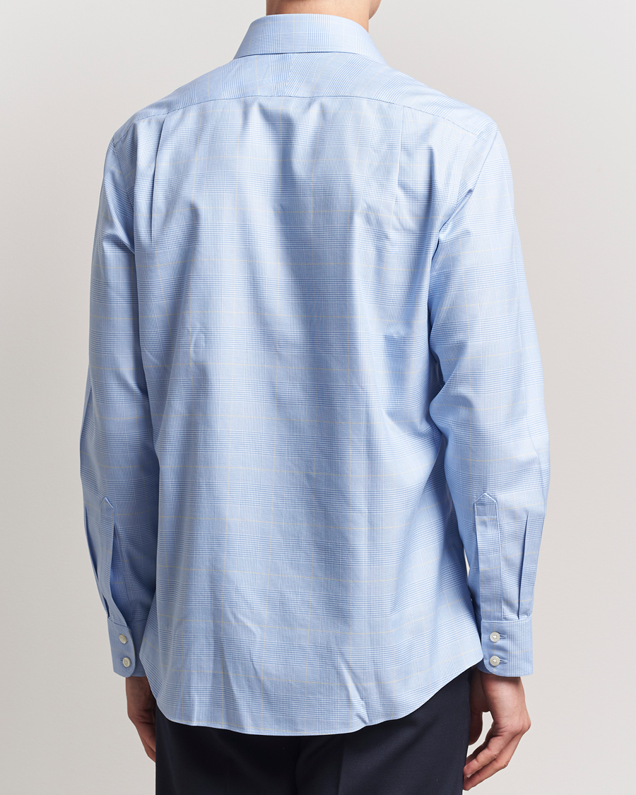 Herr | Skjortor | Charles Tyrwhitt | Slim Fit Non Iron Prince of Wales Shirt Blue