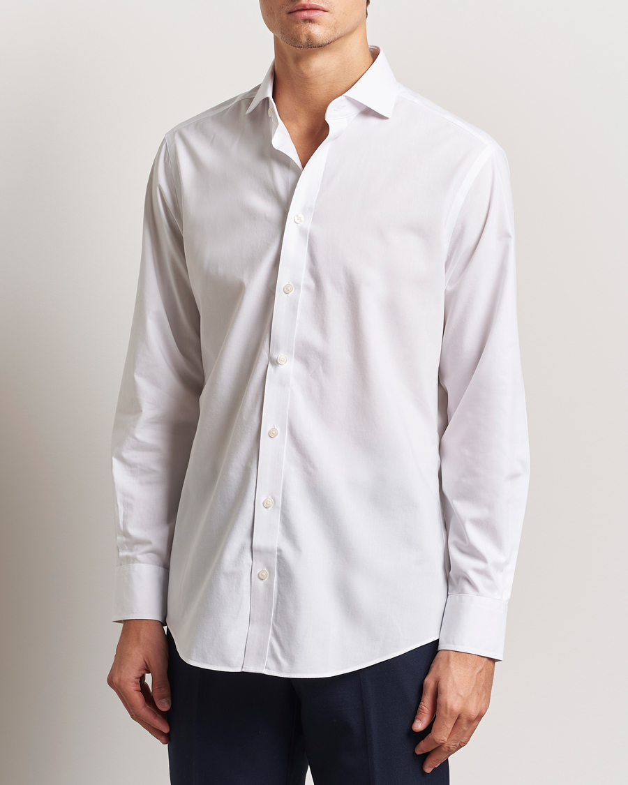 Herr | Skjortor | Charles Tyrwhitt | Slim Fit Non Iron Poplin Cut Away Shirt White