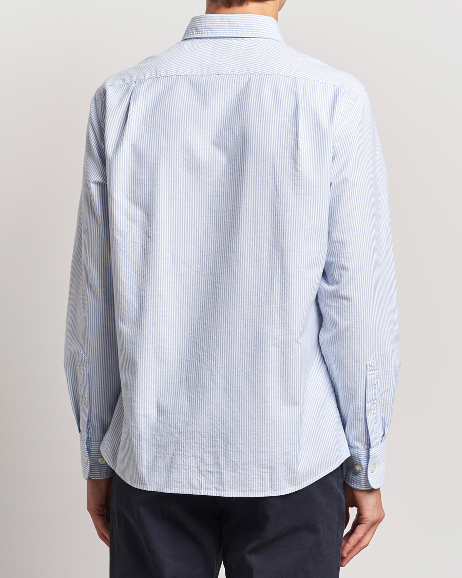 Herr | Skjortor | Charles Tyrwhitt | Button Down Stretch Oxford Shirt Blue/Whte