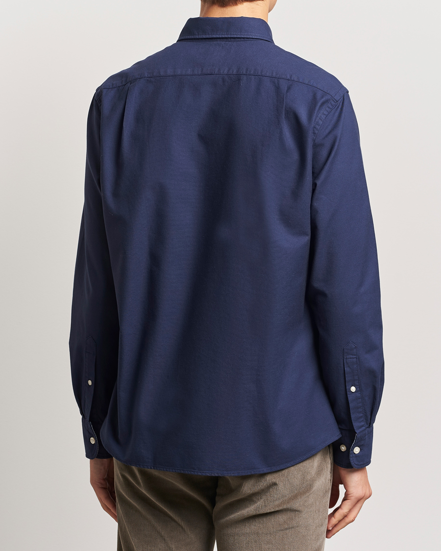Herr | Skjortor | Charles Tyrwhitt | Button Down Stretch Oxford Shirt Navy