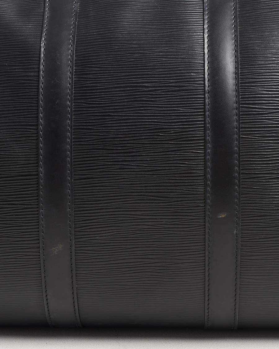Herr | Louis Vuitton Pre-Owned Keepall 50 Epi Leather Travel Bag Black | Louis Vuitton Pre-Owned | Keepall 50 Epi Leather Travel Bag Black