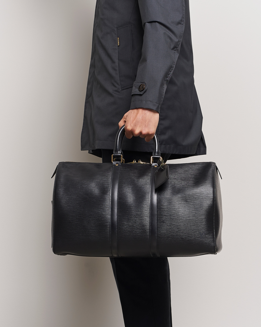 Herr | Accessoarer | Louis Vuitton Pre-Owned | Keepall 50 Epi Leather Travel Bag Black