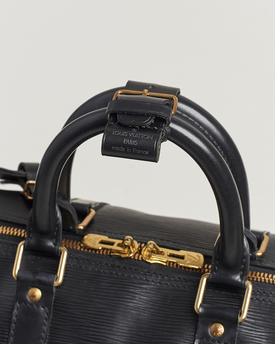 Herr | Louis Vuitton Pre-Owned Keepall 50 Epi Leather Travel Bag Black | Louis Vuitton Pre-Owned | Keepall 50 Epi Leather Travel Bag Black