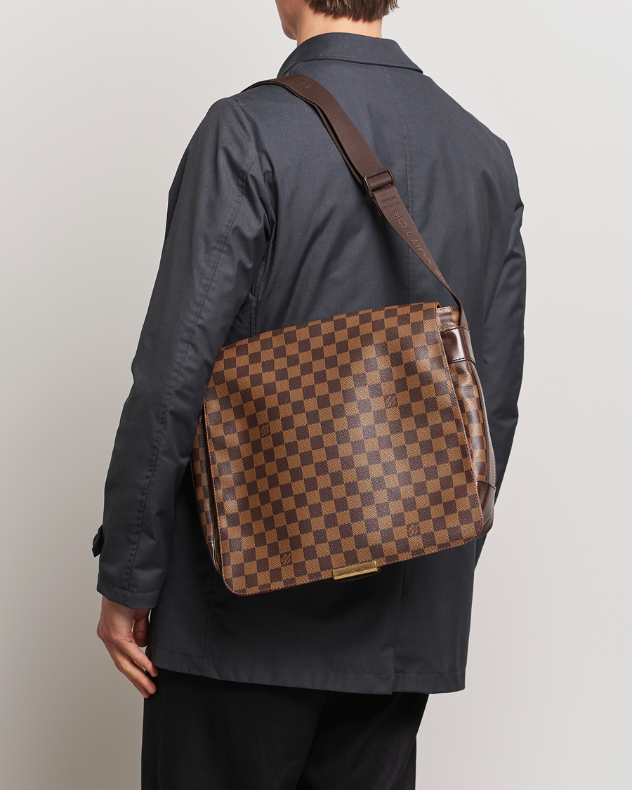 Herr | Louis Vuitton Pre-Owned Abbesses Messenger Bag Damier Ebene | Louis Vuitton Pre-Owned | Abbesses Messenger Bag Damier Ebene