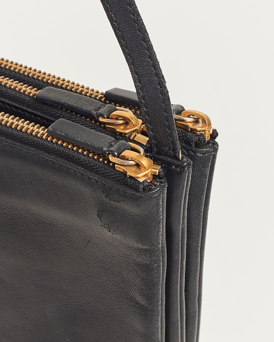 Herr | Celine Pre-Owned Trio Leather Handbag Black | Celine Pre-Owned | Trio Leather Handbag Black