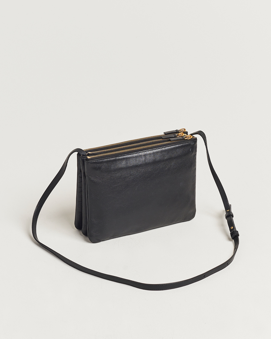 Herr | Celine Pre-Owned Trio Leather Handbag Black | Celine Pre-Owned | Trio Leather Handbag Black