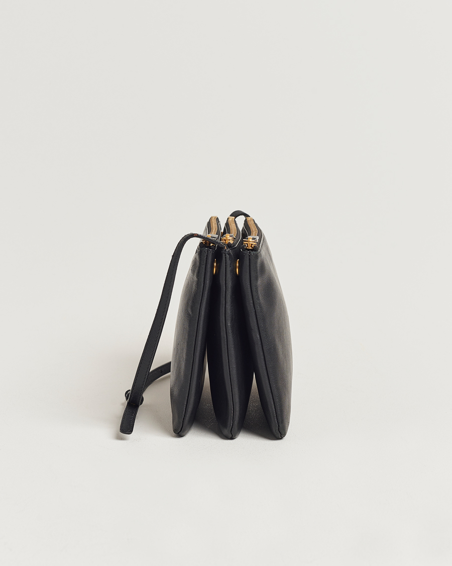 Herr | Celine Pre-Owned Trio Leather Handbag Black | Celine Pre-Owned | Trio Leather Handbag Black
