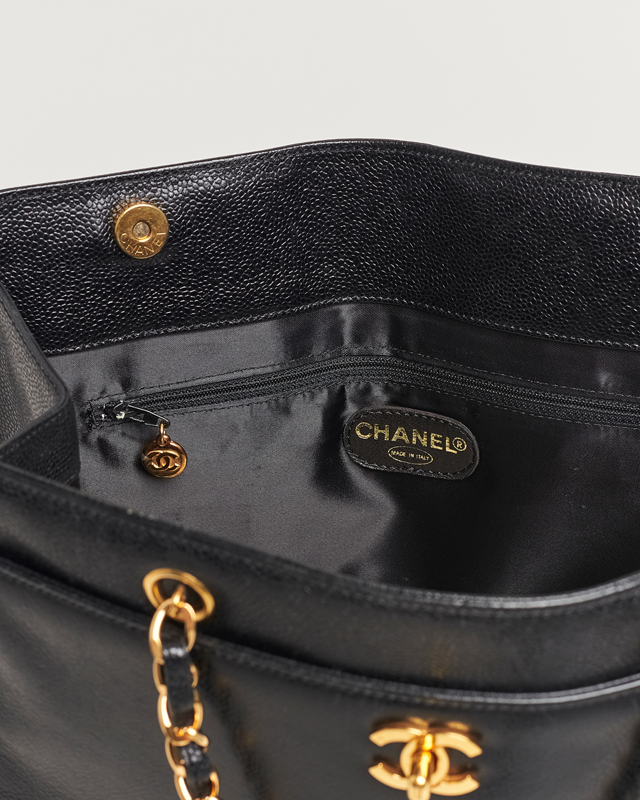 Herr | Gifts for Her | Chanel Pre-Owned | Chain Tote Bag Black