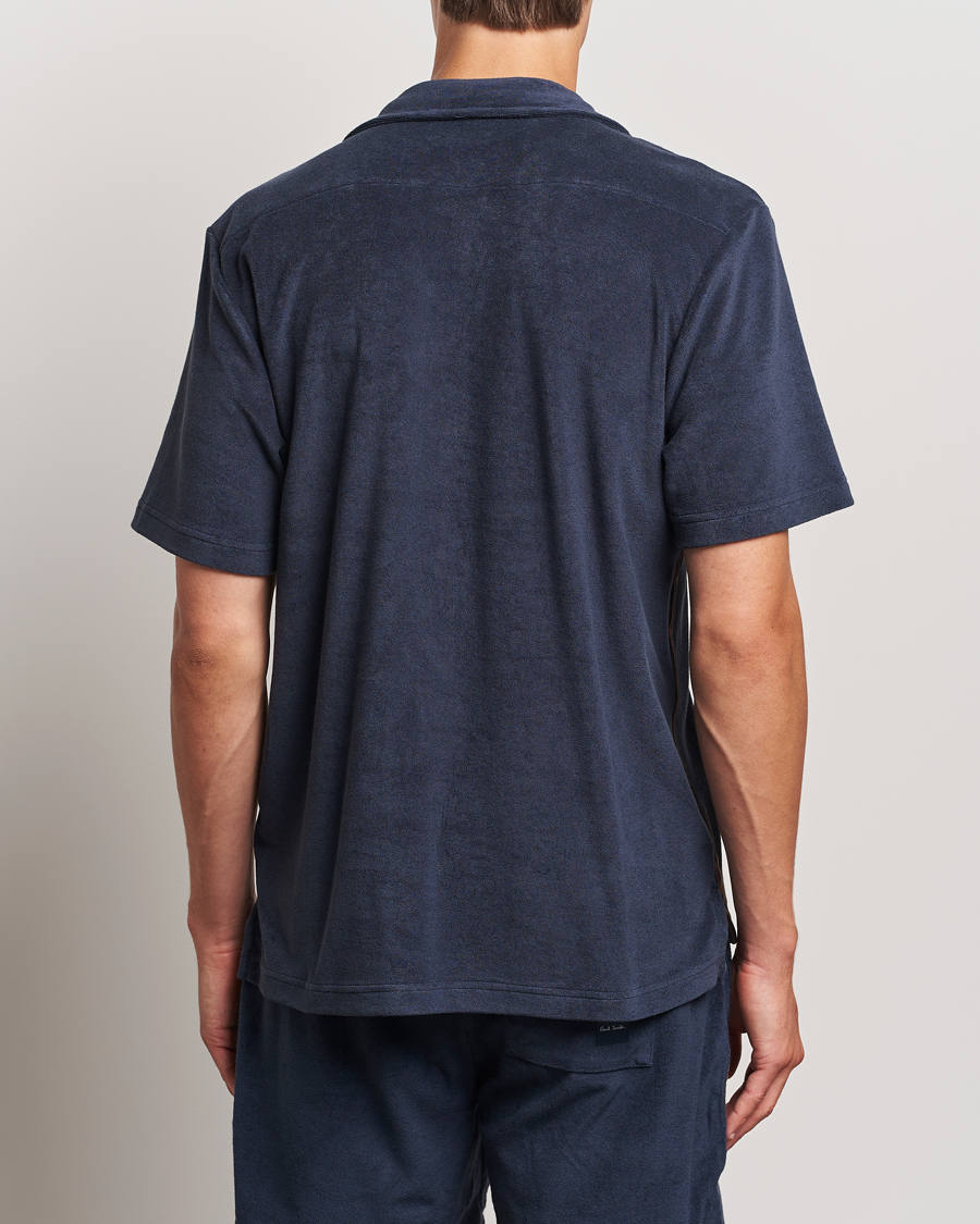 Herr | Pikéer | Paul Smith | Stripe Towelling Polo Navy
