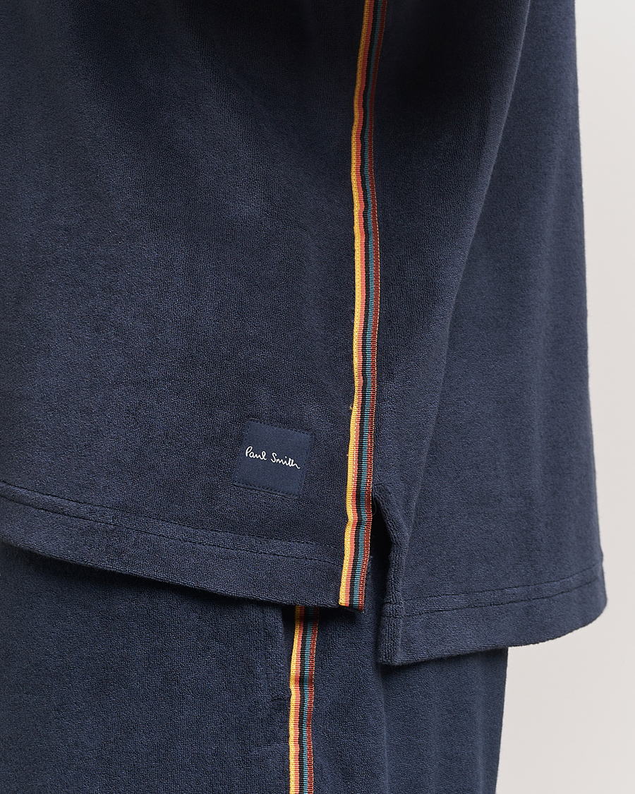 Herr | Pikéer | Paul Smith | Stripe Towelling Polo Navy