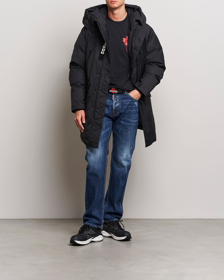 Herr | Jackor | Dsquared2 | Canvas Parka Black