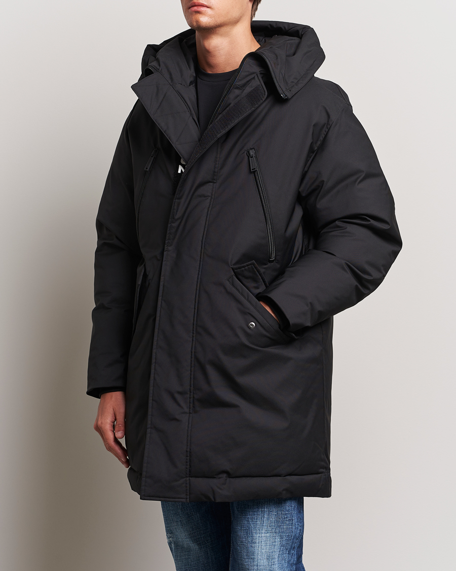 Herr | Vinterjackor | Dsquared2 | Canvas Parka Black