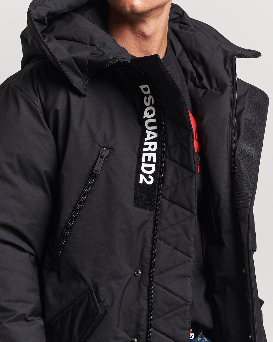 Herr | Jackor | Dsquared2 | Canvas Parka Black
