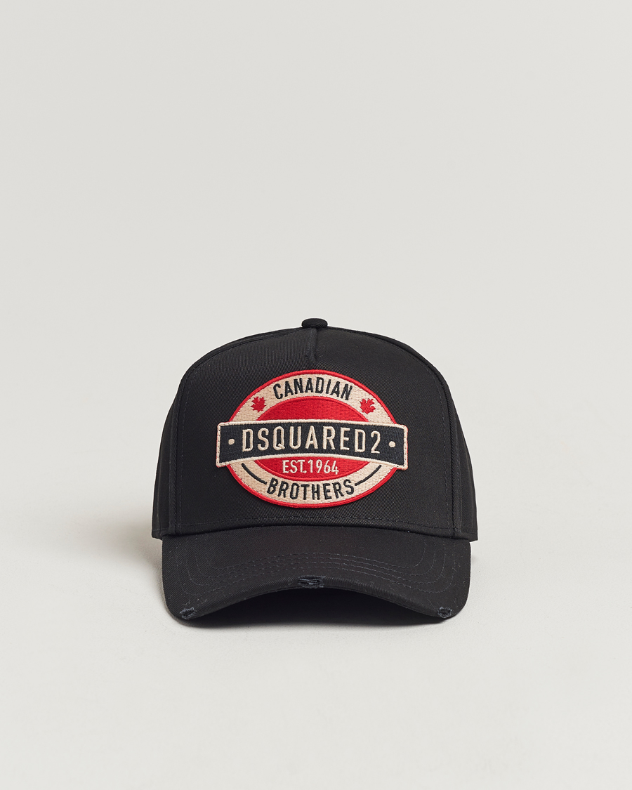Herr | Dsquared2 Brothers Logo Baseball Cap Black | Dsquared2 | Brothers Logo Baseball Cap Black