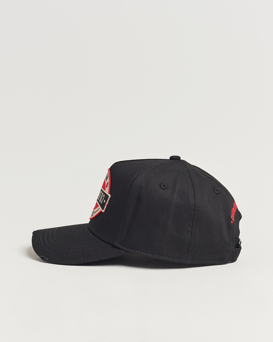 Herr | Dsquared2 Brothers Logo Baseball Cap Black | Dsquared2 | Brothers Logo Baseball Cap Black