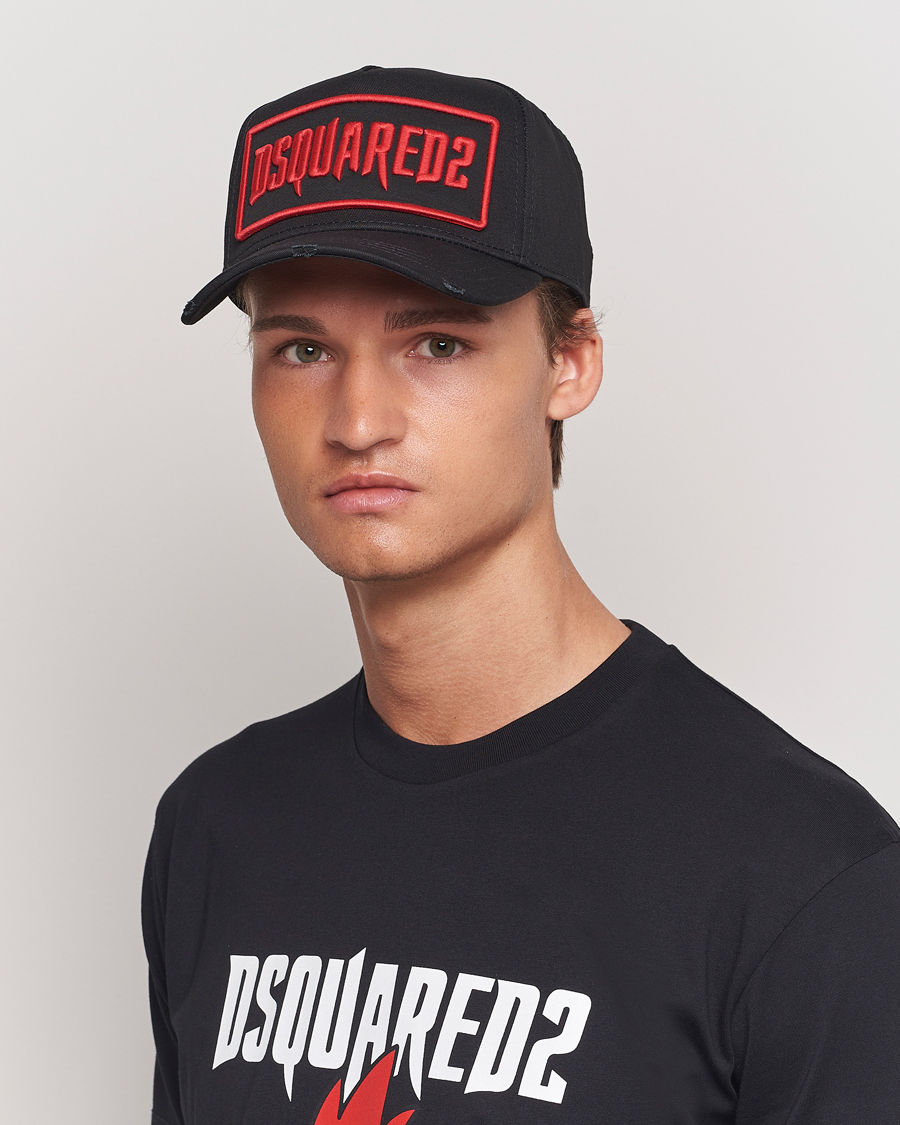 Herr | Luxury Brands | Dsquared2 | Horror Baseball Cap Black