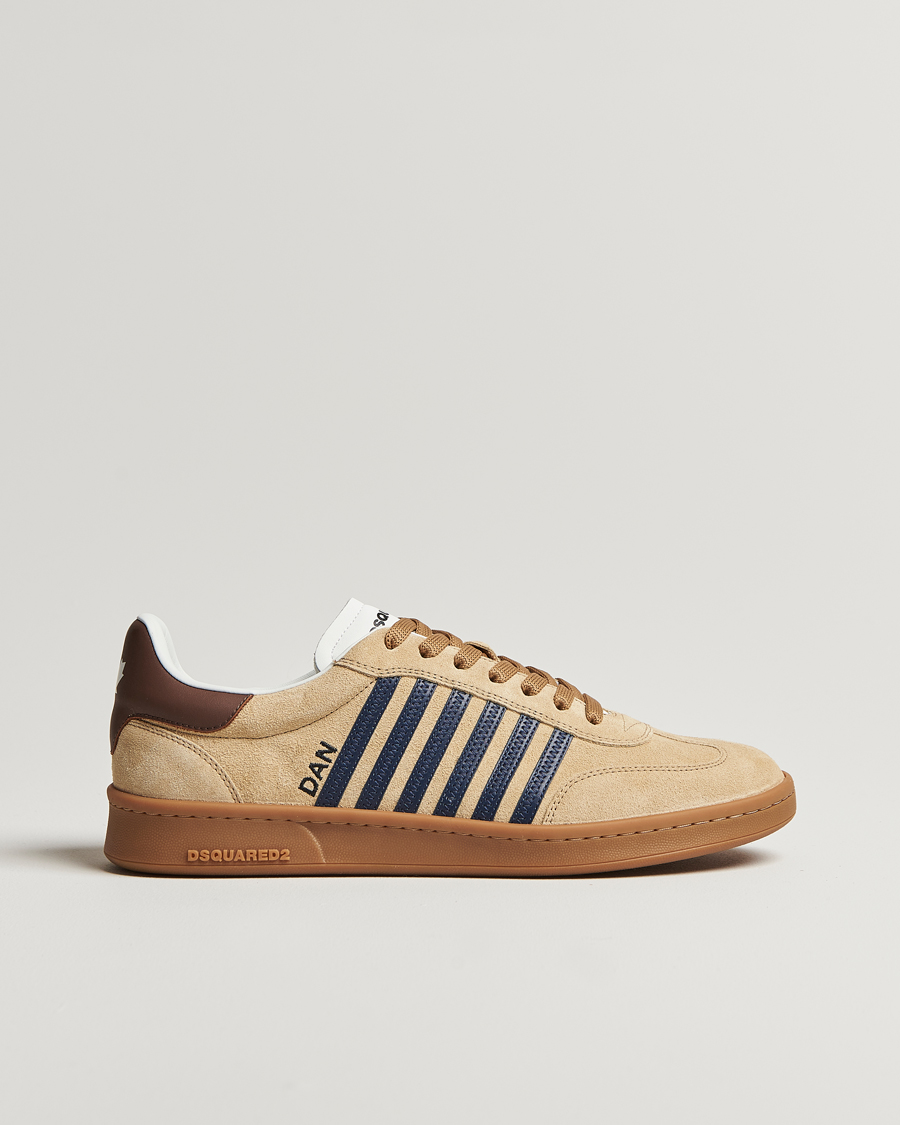 Herr | Dsquared2 Boxer Sneakers Beige/Blue | Dsquared2 | Boxer Sneakers Beige/Blue