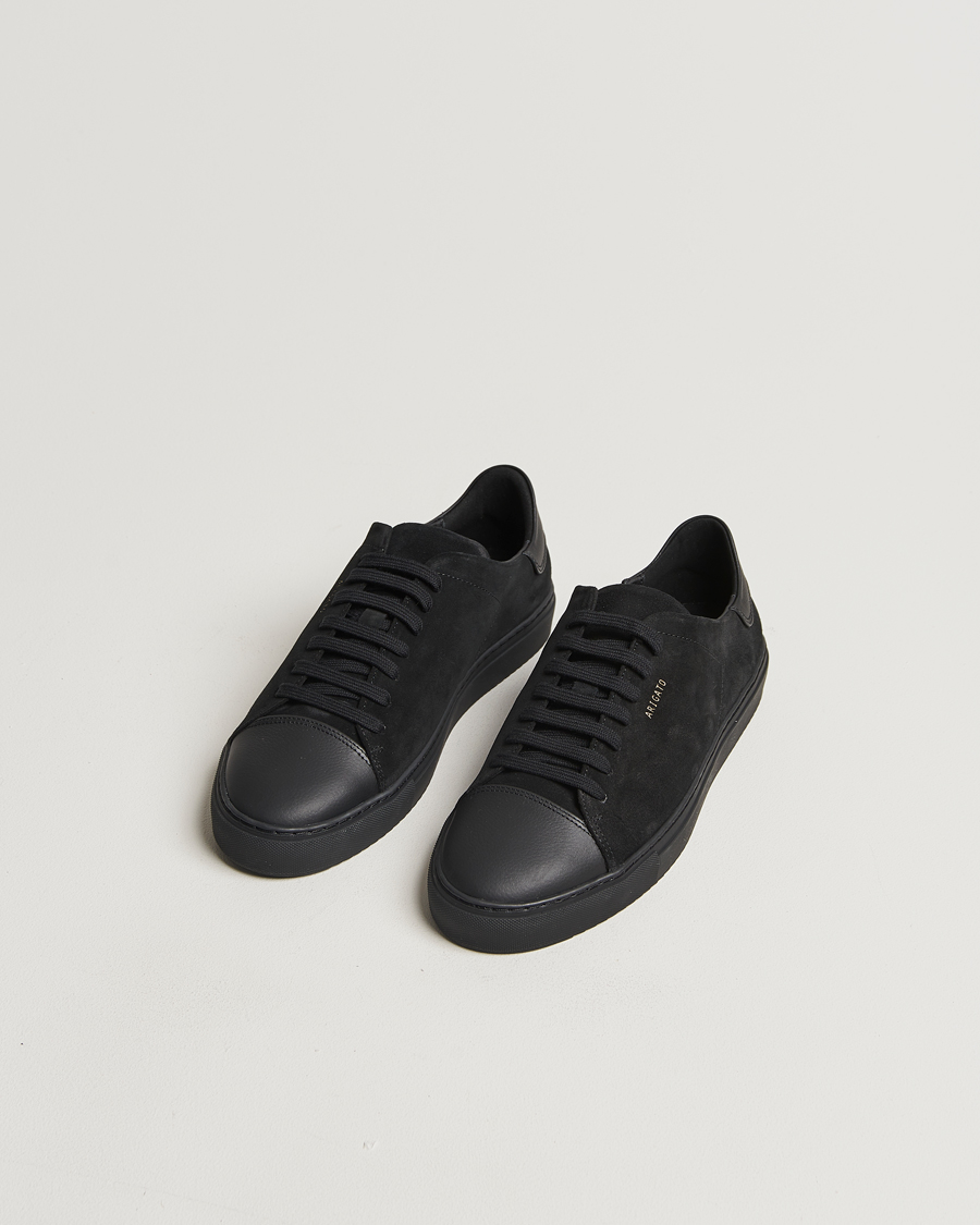 Herr | Axel Arigato Clean 90 Suede Cap Sneaker Black | Axel Arigato | Clean 90 Suede Cap Sneaker Black