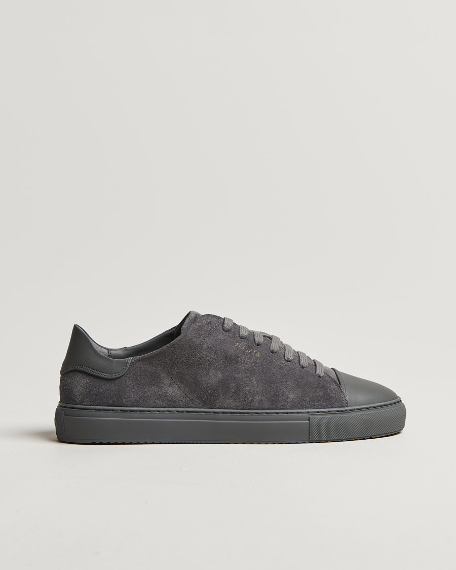 Herr | Axel Arigato Clean 90 Suede Cap Sneaker Dark Grey | Axel Arigato | Clean 90 Suede Cap Sneaker Dark Grey