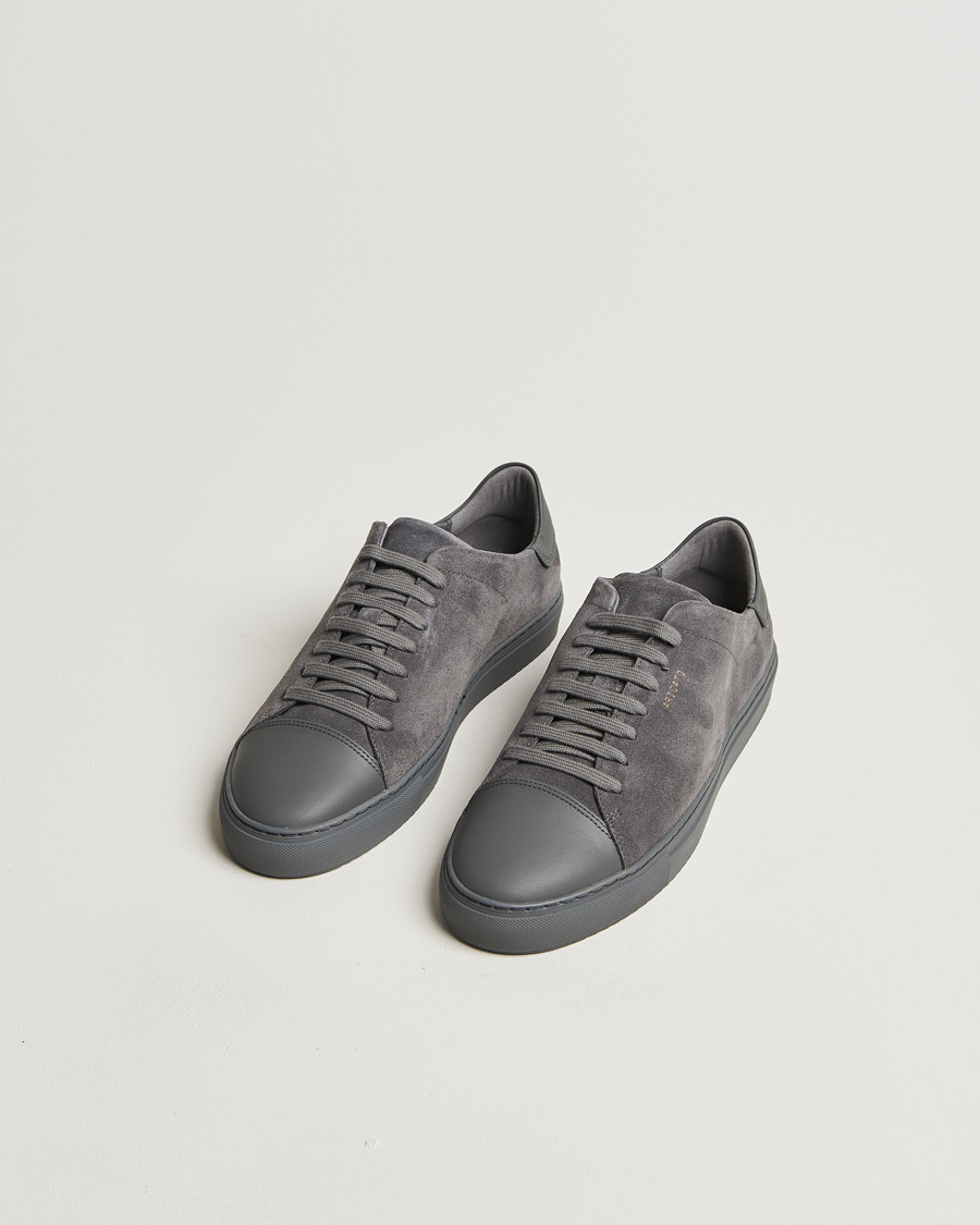 Herr | Axel Arigato Clean 90 Suede Cap Sneaker Dark Grey | Axel Arigato | Clean 90 Suede Cap Sneaker Dark Grey