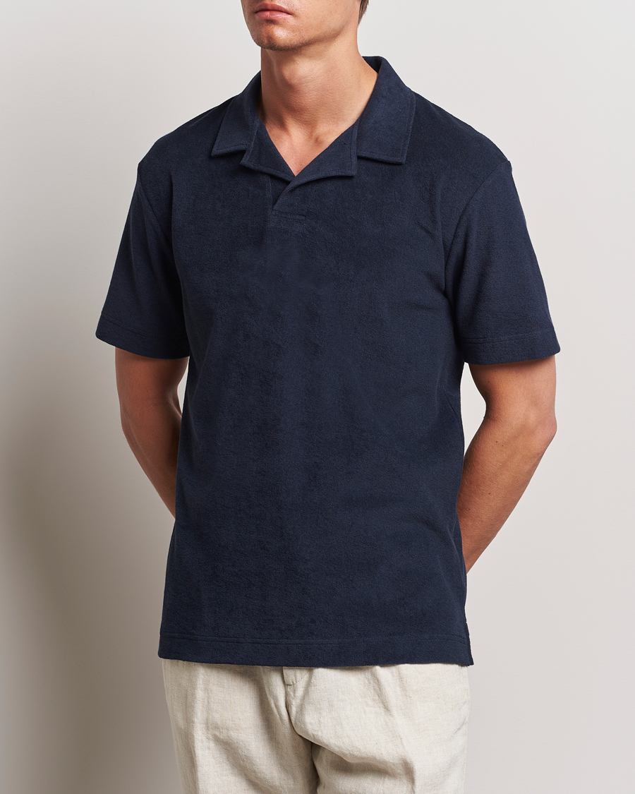 Herr | Senast inkommet | Sunspel | Terry Polo Navy