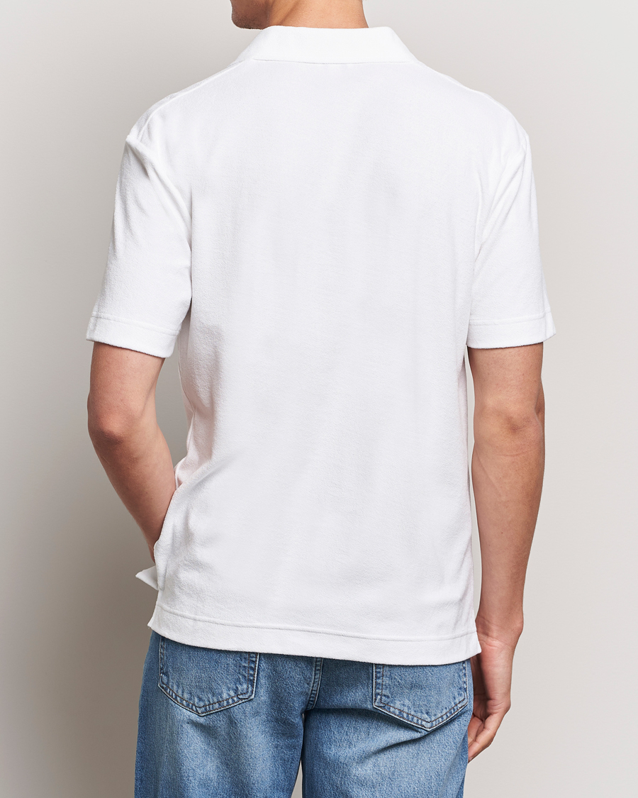 Herr | Pikéer | Sunspel | Terry Polo White