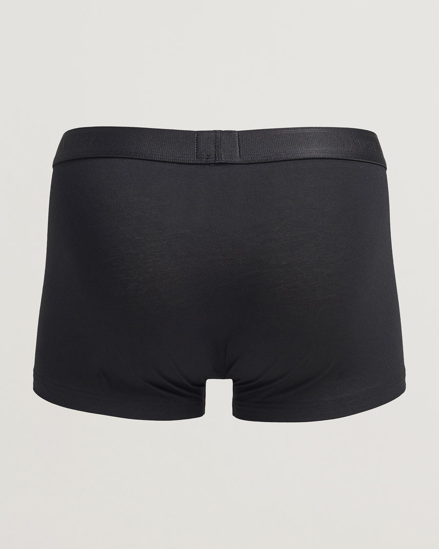 Herr | Underkläder | Sunspel | 3-Pack Cotton Stretch Trunk Black