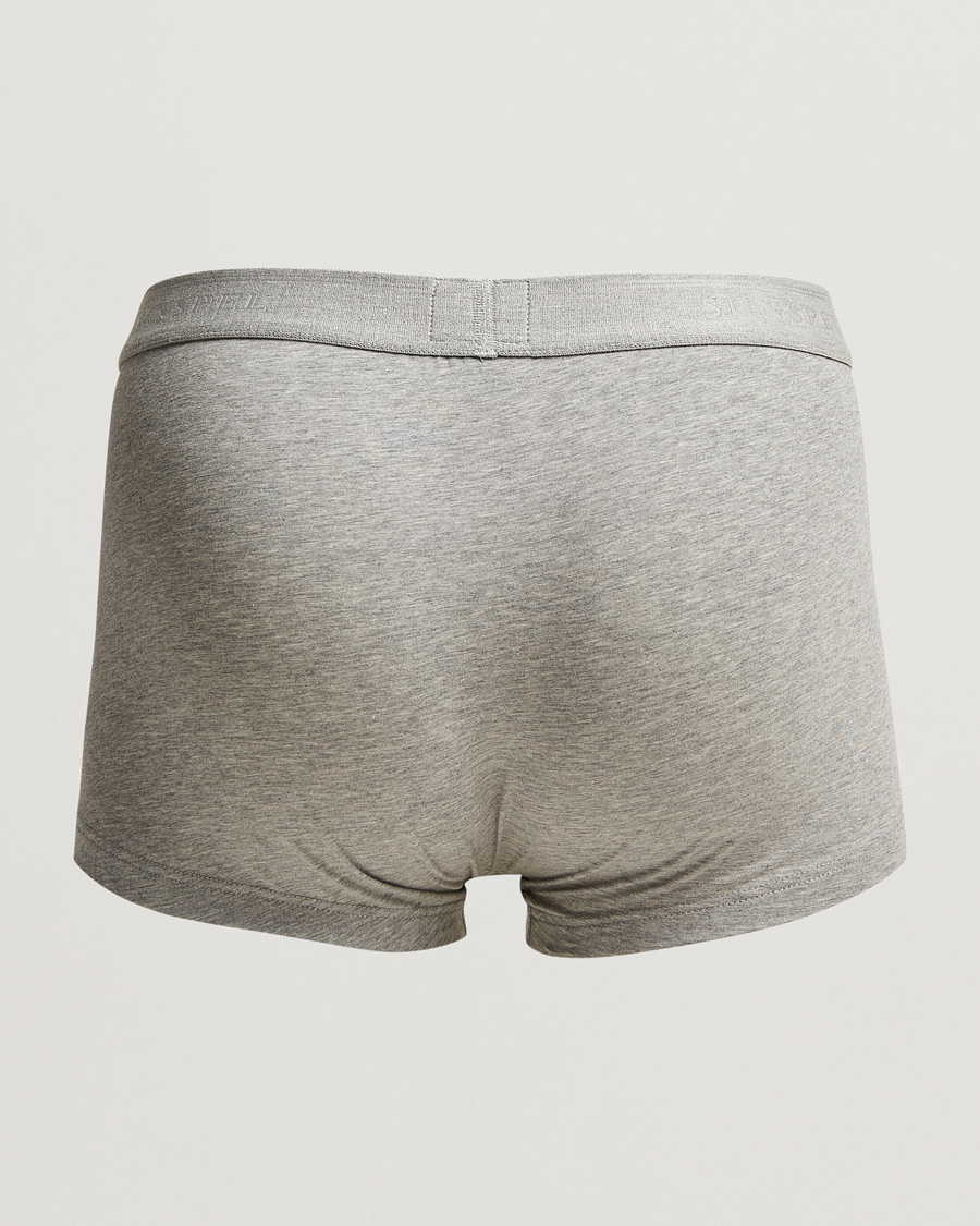 Herr | Senast inkommet | Sunspel | 3-Pack Cotton Stretch Trunk Grey